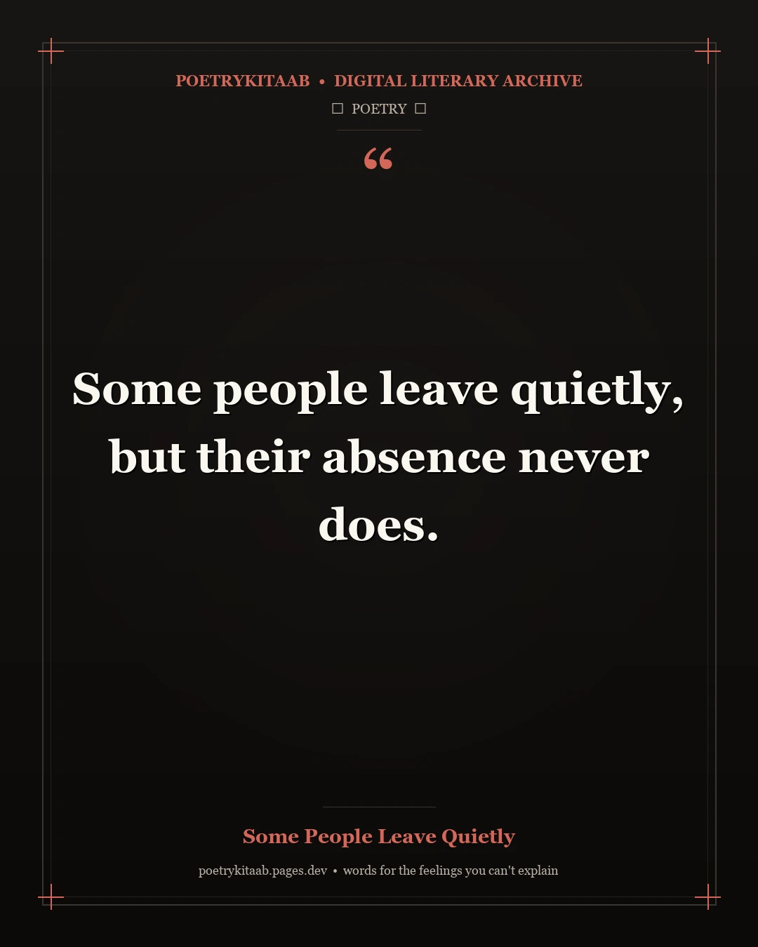 Some People Leave Quietly - Tea Cup and Window Rain